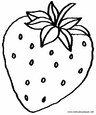 Lamina para colorear Dibujos de Frutas. fresas